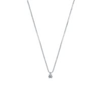 Pendente Mirco Visconti Donna Punto Luce 4 Punte in Oro bianco Diamante 0.01 Ct BN48/10 - BN48/10